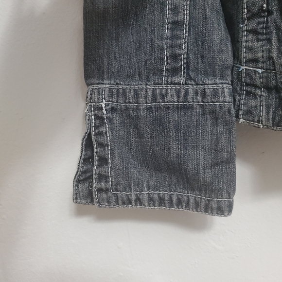 Ladies Denim Waist Jacket LAL Live A Little Size S - Picture 7 of 12